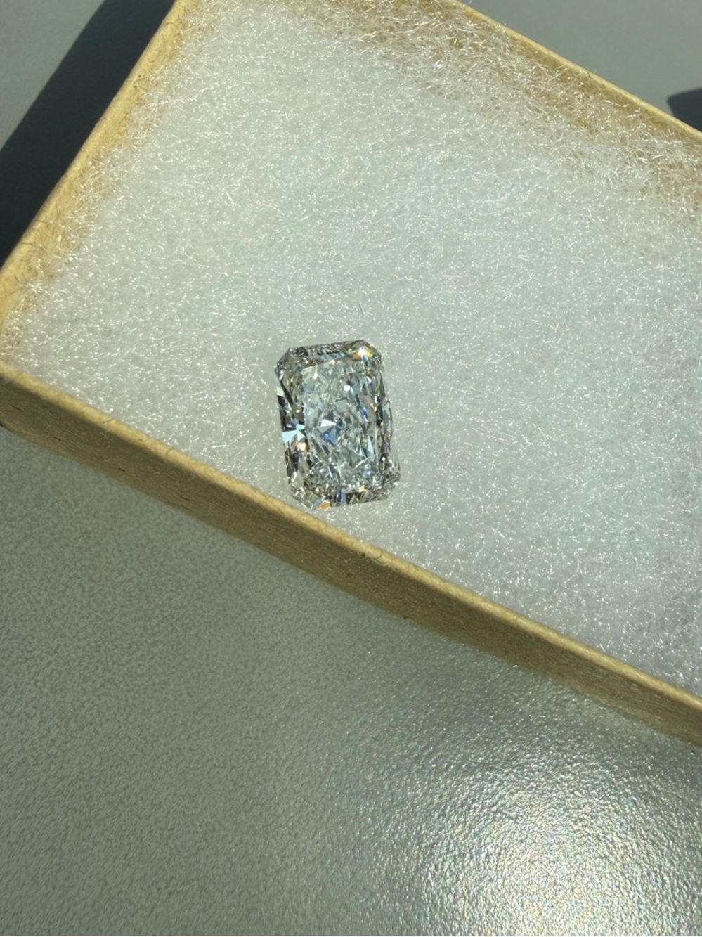 Radiant Clear Cushion-Cut Solitaire Gemstone